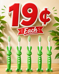 Toothbrushes For Kids (100 Pack) W/ Brush Cover - 19¢ Each