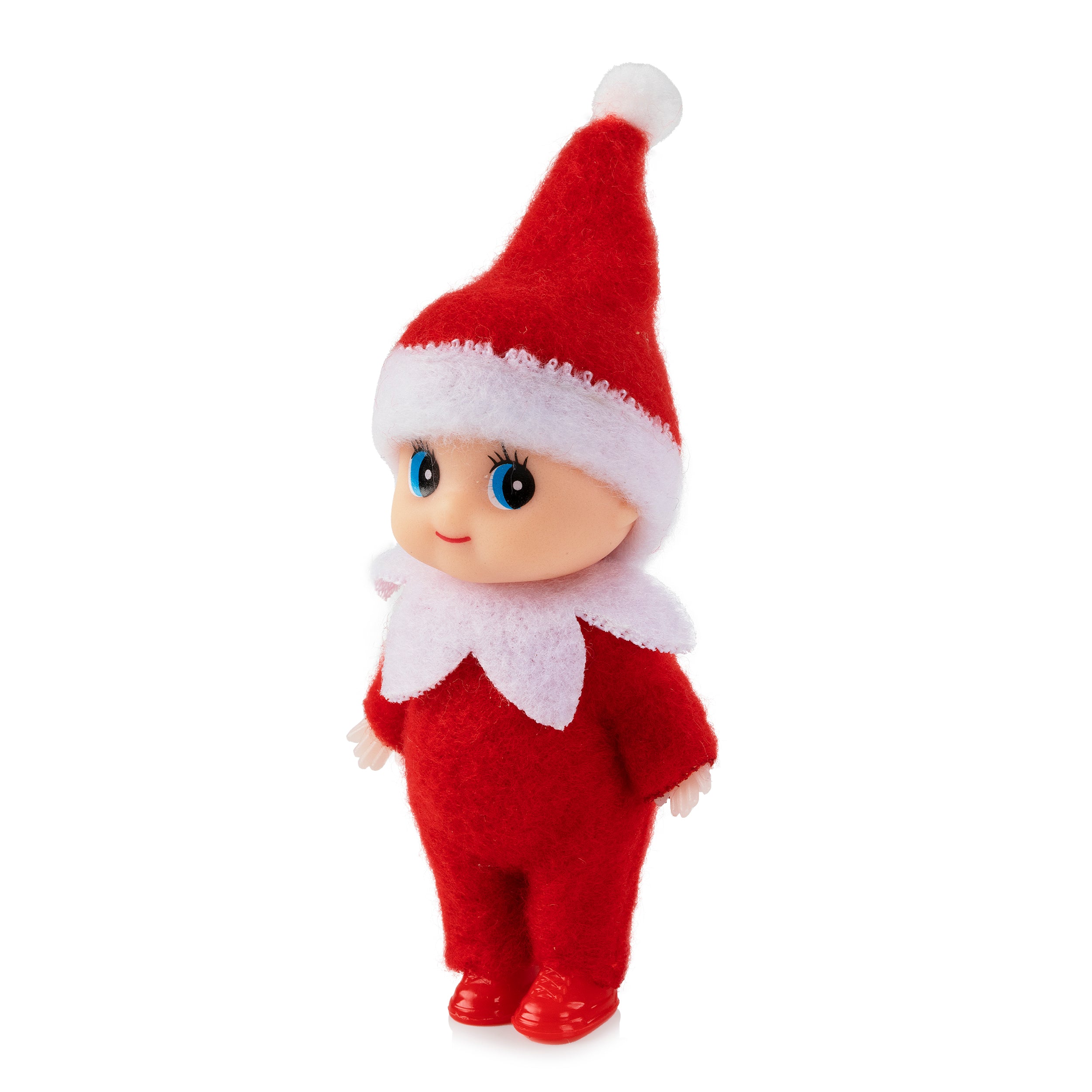 (5 Pack) Mini Elf Toy - Adorable Santa's Helper - 4"