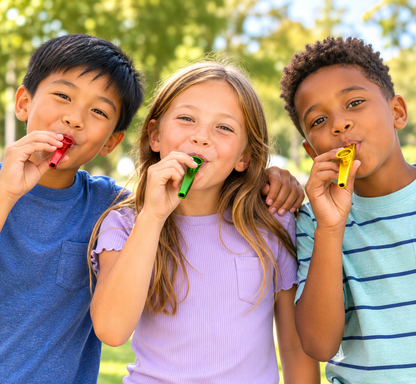 Metal Kazoos (10 Pack) Assorted Colors - Fun Instrument for Kids! $0.59 Each