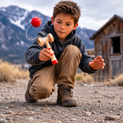 Ball and Cup Toy (5 Pack) Kendama - Quality Wooden Toy - $2.49 Each