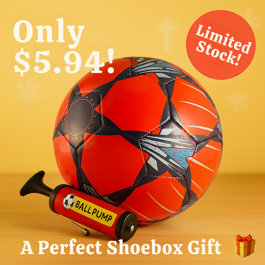 Shoebox Ready Soccer and Pump Bundles