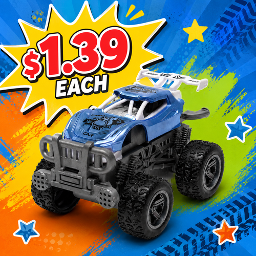 Monster Truck Toy (12 Pack) Assorted Colors - $1.39 Each