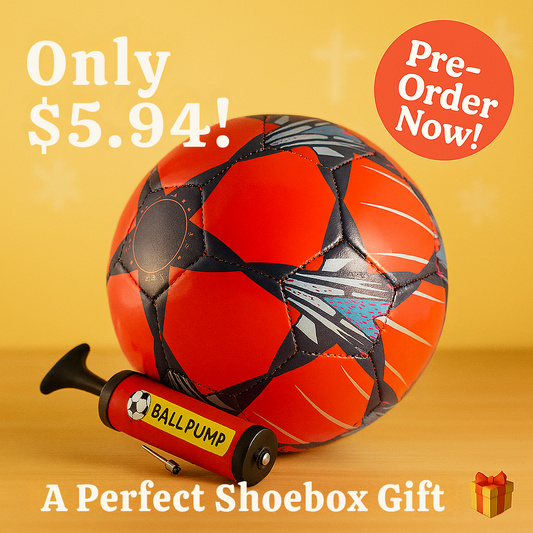 Shoebox Ready Soccer and Pump Bundles