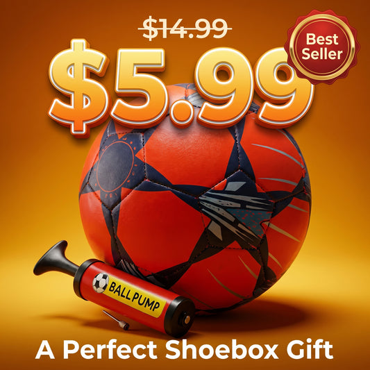 Shoebox Packer Bundles - Soccer & Pump & Needle - Size 4 & 5 - $5.99 Each