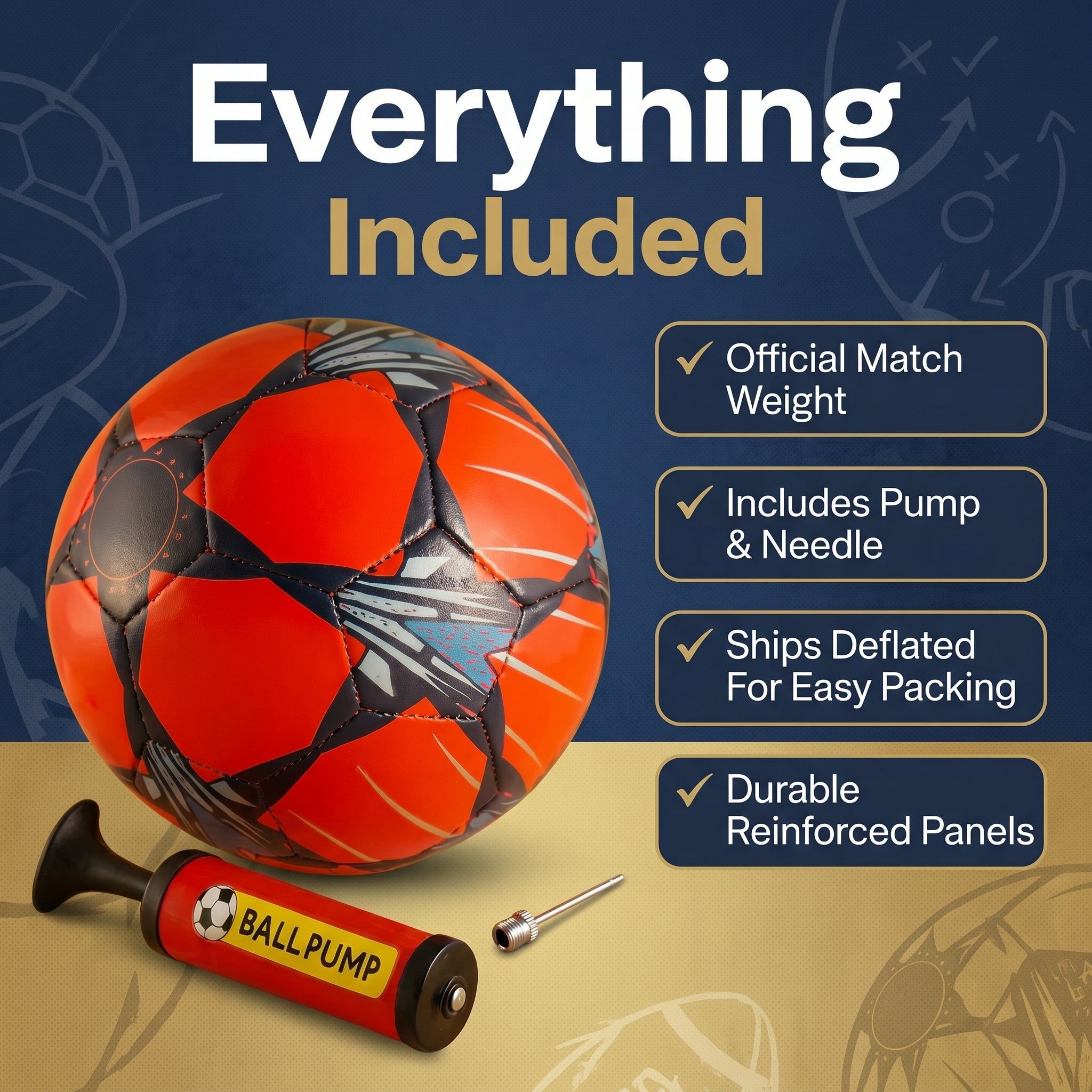 2026 New & Improved - Western Star Soccer WOW Bundle (10 Pack) - Ball, Pump & Needle - Shoebox Favorite - Size 4 & 5 - $5.49 Each
