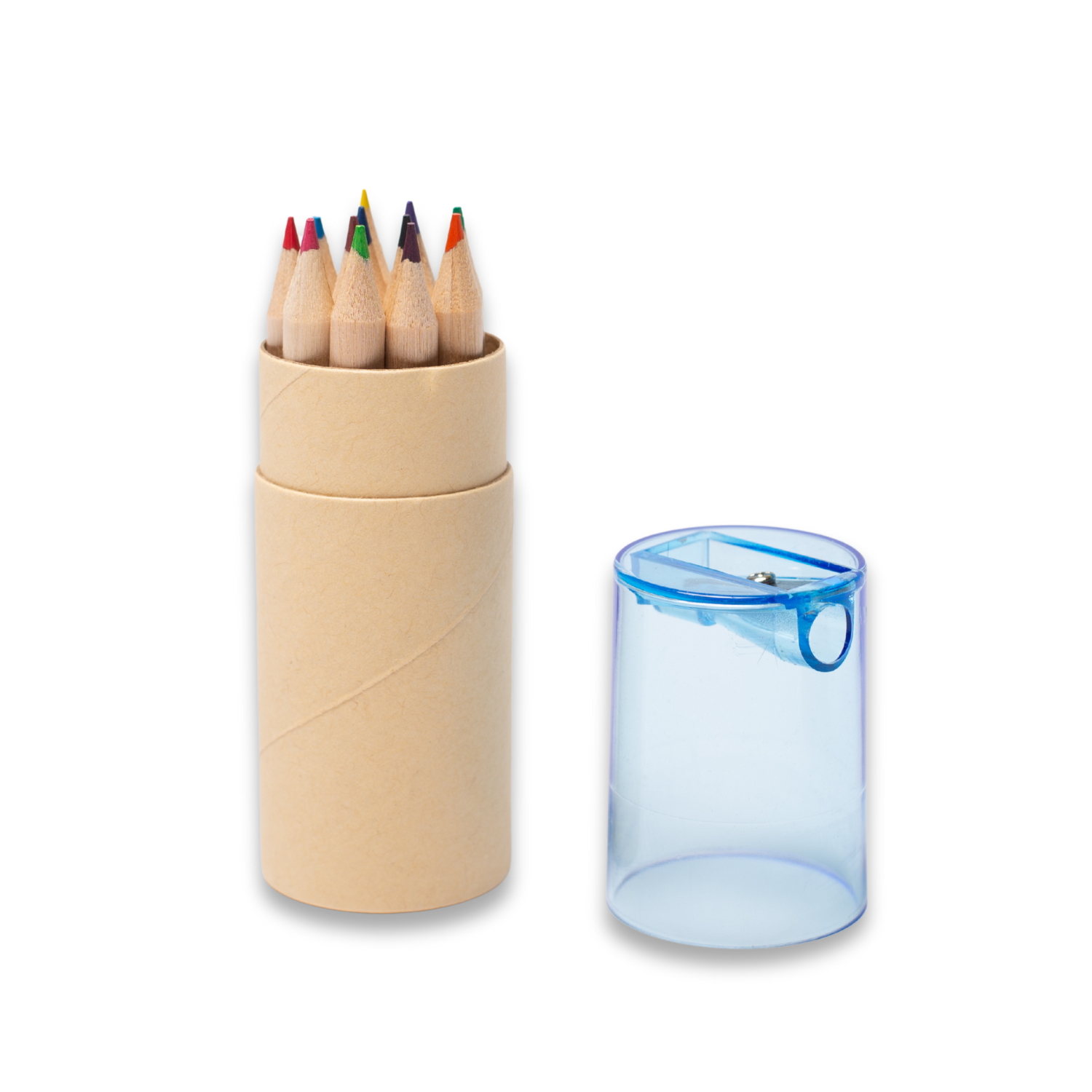 Colored Pencils With Sharpener and Case (10 Pack)