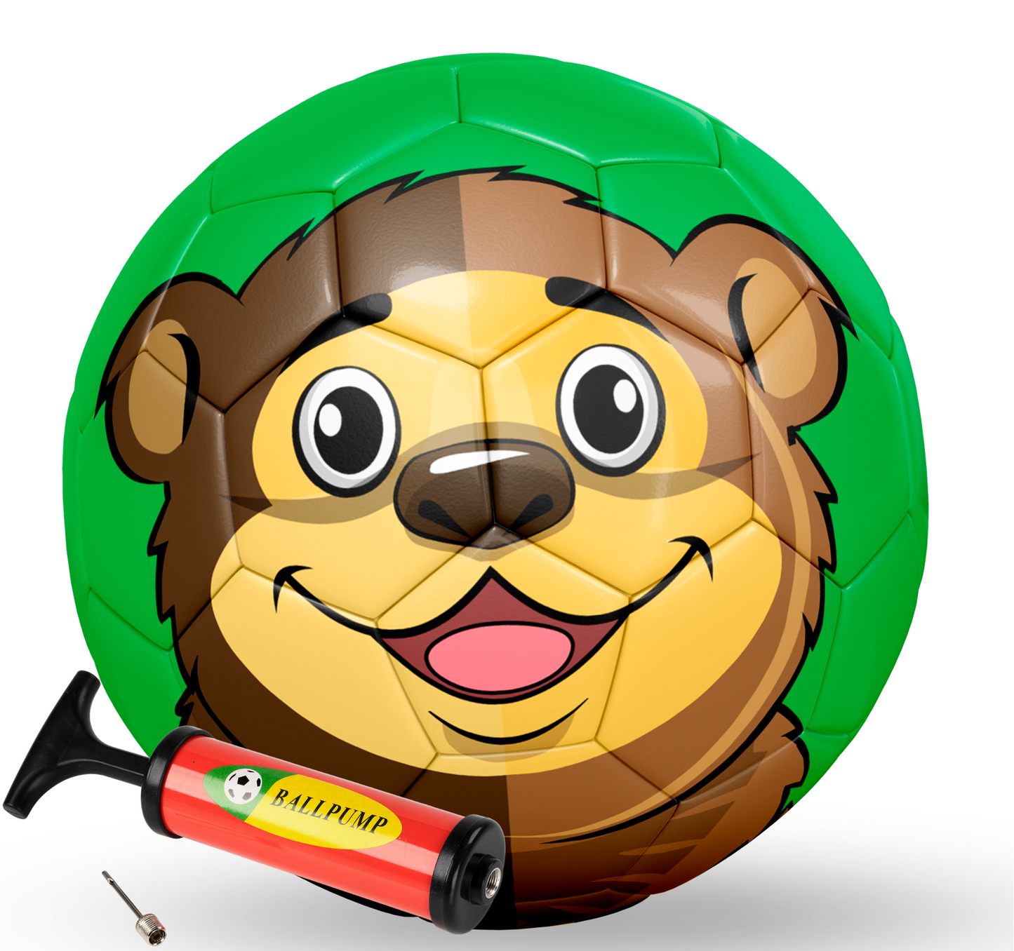 Animal Friends Size 3 Soccer Balls (5 Pack) for Kids - Now With Pumps!
