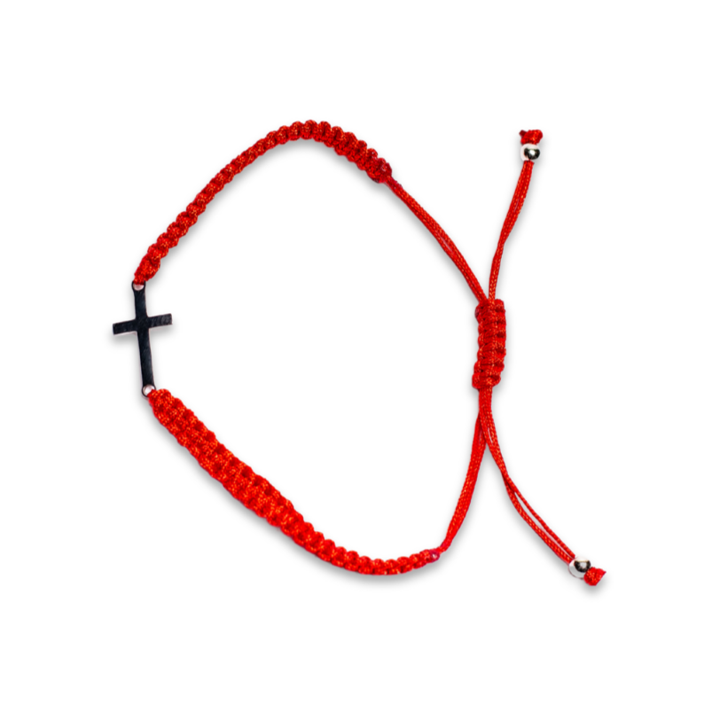 Cross Bracelet (10 Pack) - Adjustable, Multiple Colors