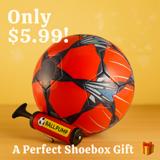 Shoebox Ready Soccer and Pump Bundles
