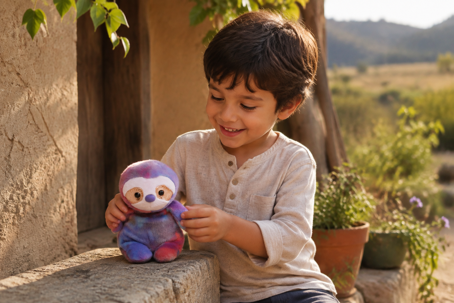 Figgy the Sloth - 8" Plush Animal (6 Pack) $3.25 Each
