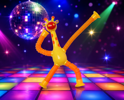 Giraffe Pop Tube Toy (20 Pack) - Extendable Arms and Legs, Assorted Colors - $0.75 Each