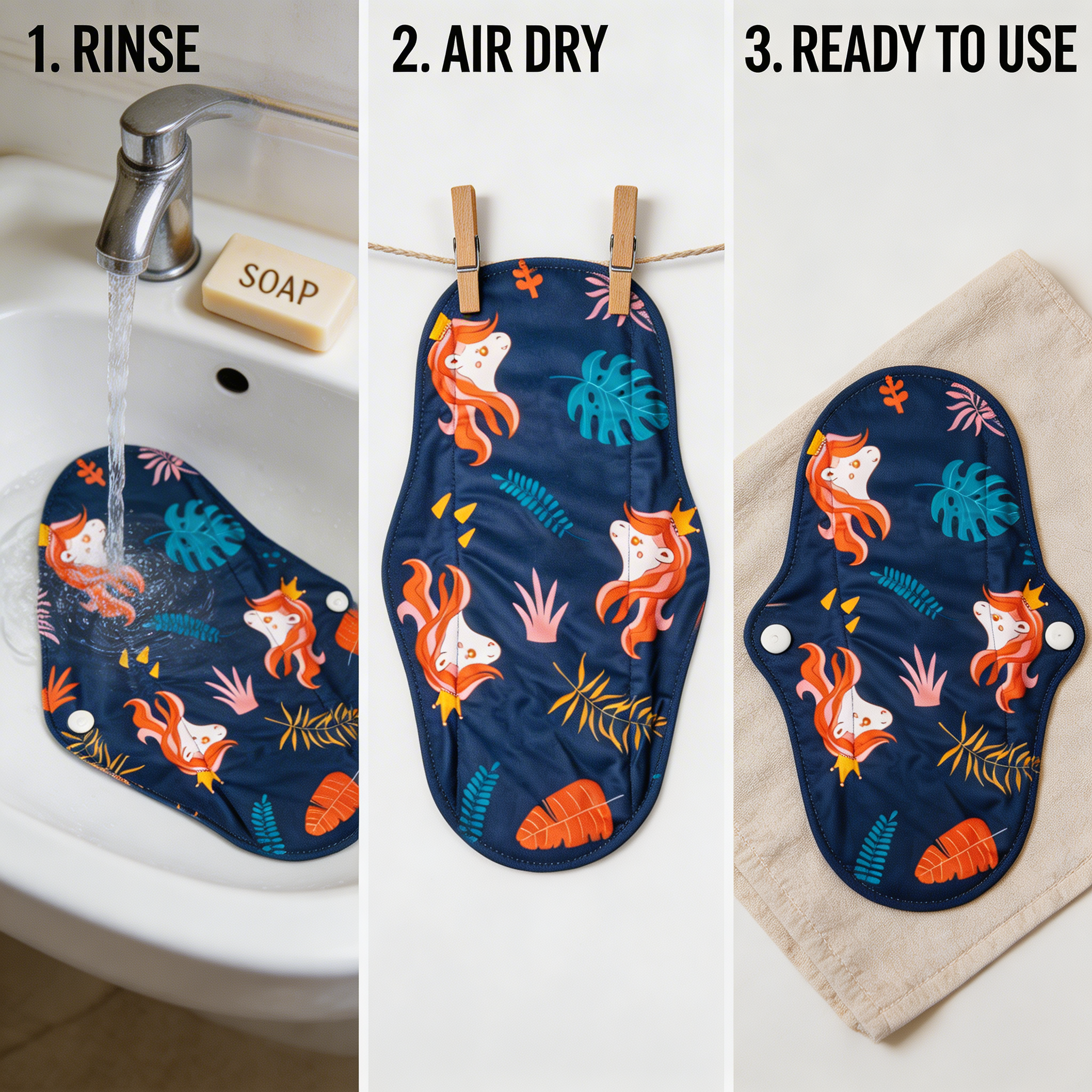 Sanitary Pads Set (5 Pack) Absorbent & Compact - Sanitary Product - $4.99 Each