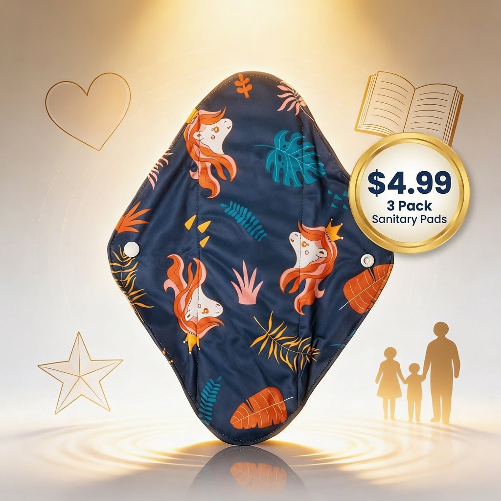 Sanitary Pads Set (5 Pack) Absorbent & Compact - Sanitary Product - $4.99 Each