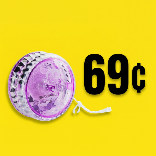 Yo-Yo's - Neon Multiple Colored Light Up (10 Pack) - $0.69 Each