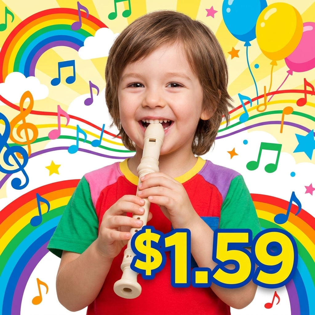Recorders with Cleaning Rod & Finger Chart - 3 Piece - (5 Pack) - $1.59 Each
