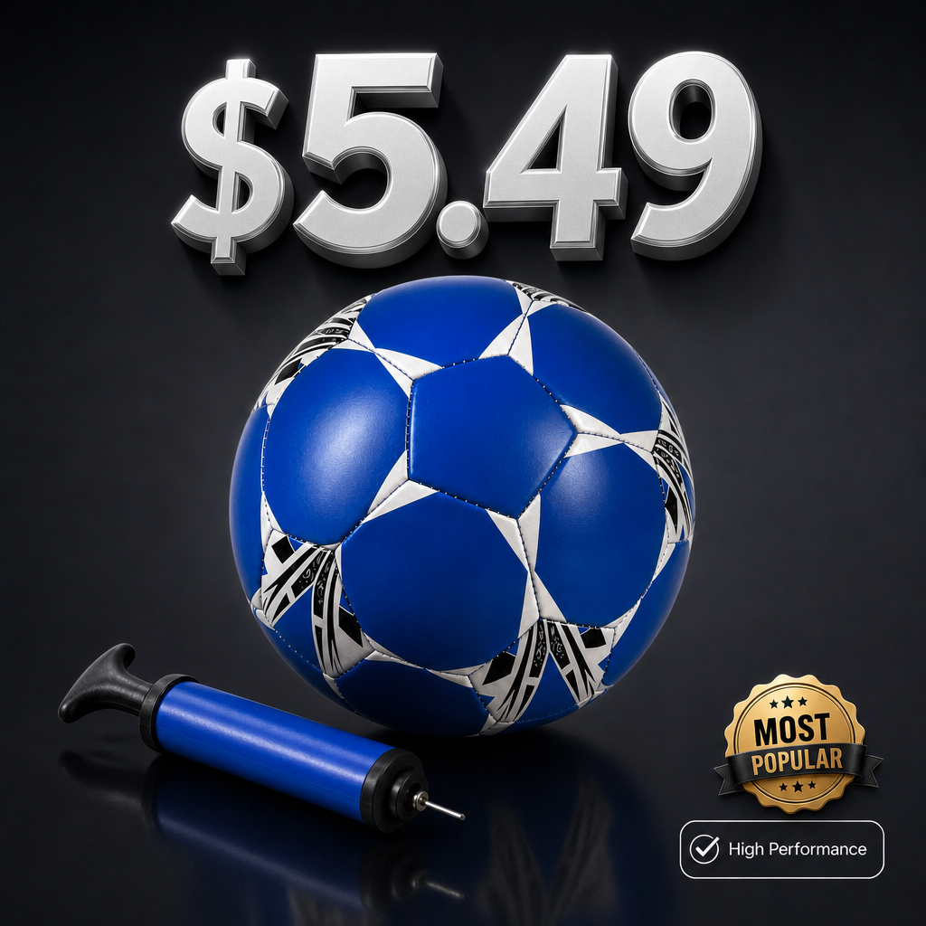 2026 New & Improved - Western Star Soccer WOW Bundle (10 Pack) - Ball, Pump & Needle - Shoebox Favorite - Size 4 & 5 - $5.49 Each