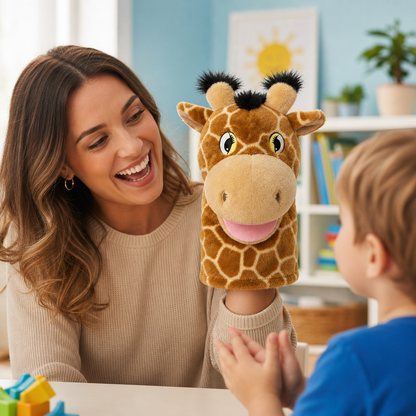 Jolie Hand Puppet - Giraffe, One-Size-Fits-Most (6 Pack) $2.49 Each