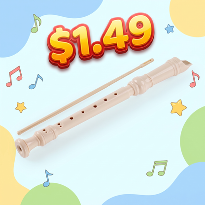 Recorders with Cleaning Rod & Finger Chart - 3 Piece - (5 Pack) - $1.49 Each
