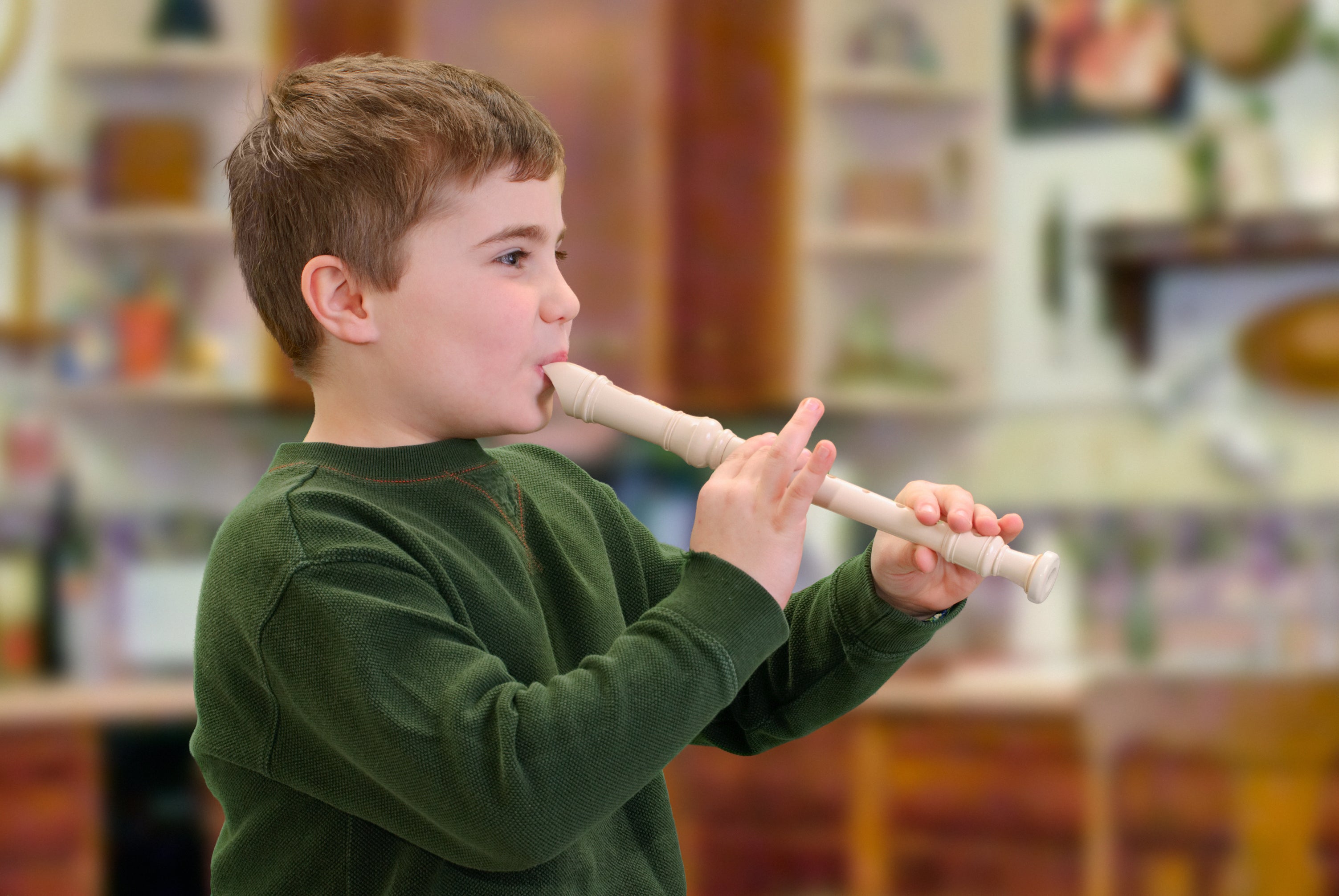 Recorder Instrument (5 Pack) Detachable with a Cleaning Rod - For Kids and Beginners!