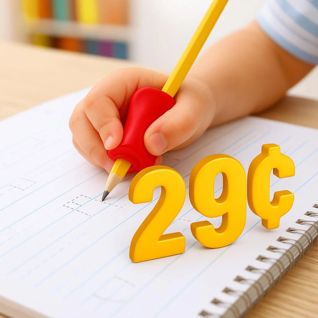 Pencil Grips (30 Pack) - Soft Silicone, Comfortable Design - $0.29 Each