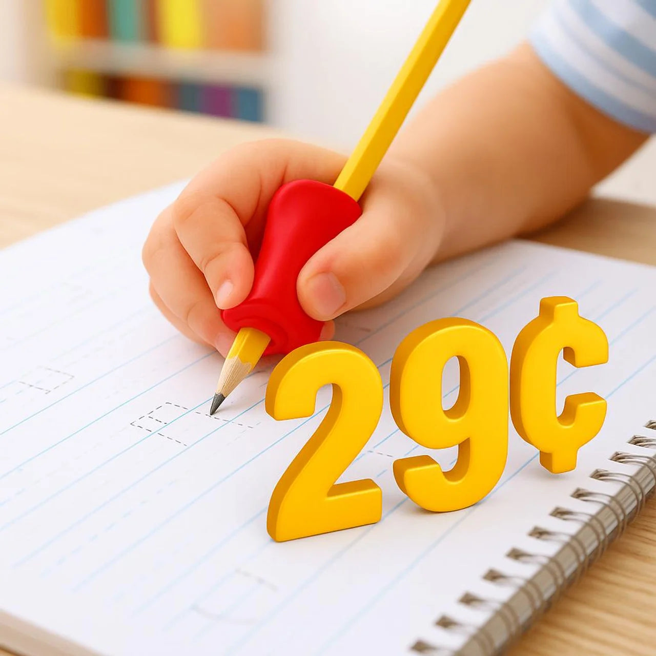 Pencil Grips (30 Pack) - Soft Silicone, Comfortable Design - $0.29 Each