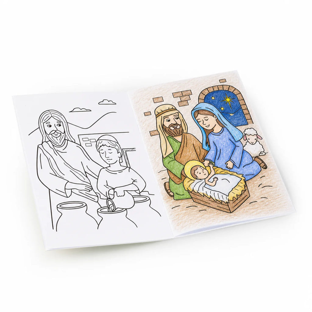 Coloring Books - My Bible Story  - 50 Designs (10 Pack) - $0.95 Each