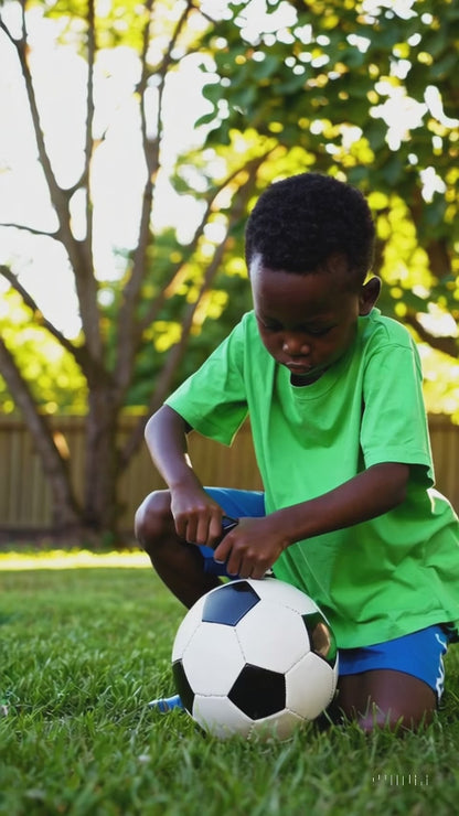 Soccer and Pump Bundles Shoebox Size 4 and Size 5
