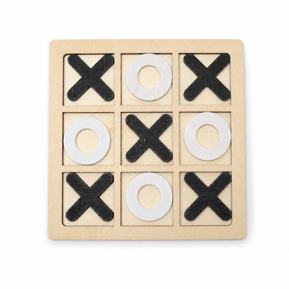 Tic Tac Toe Board (20 Pack) - Multiple Colors - Classic Wood Game - $0.50 Each