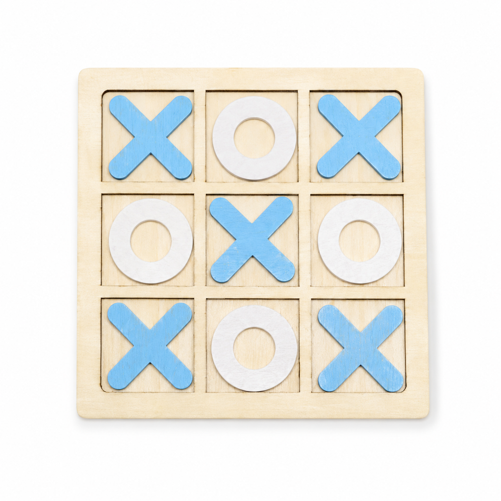 Tic Tac Toe Board (20 Pack) - Multiple Colors - Classic Wood Game - $0.50 Each (Est. In Stock 9/15)