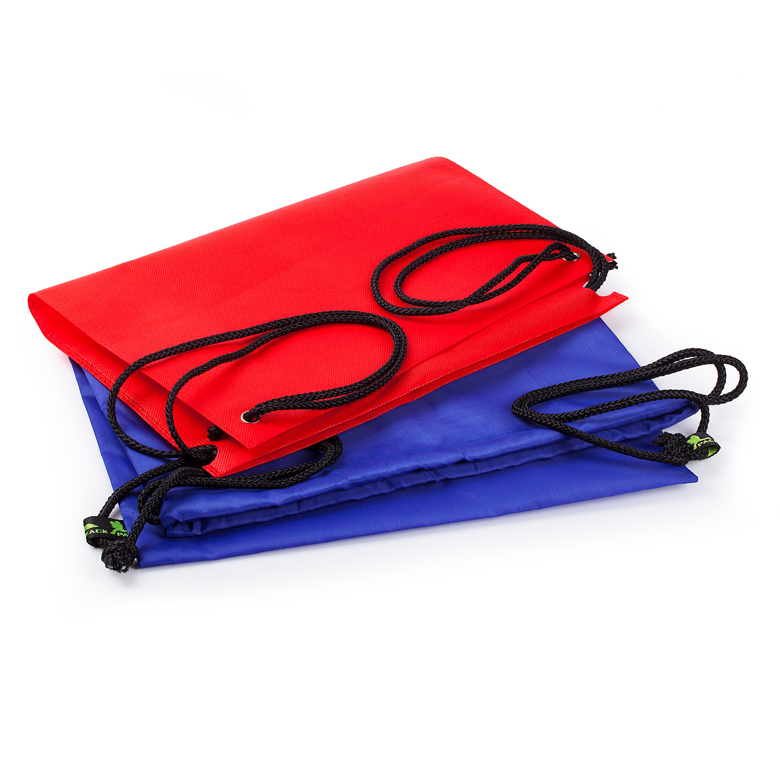 Drawstring Bags - Nylon Water-Resistant Multi-Color (10 Pack)
