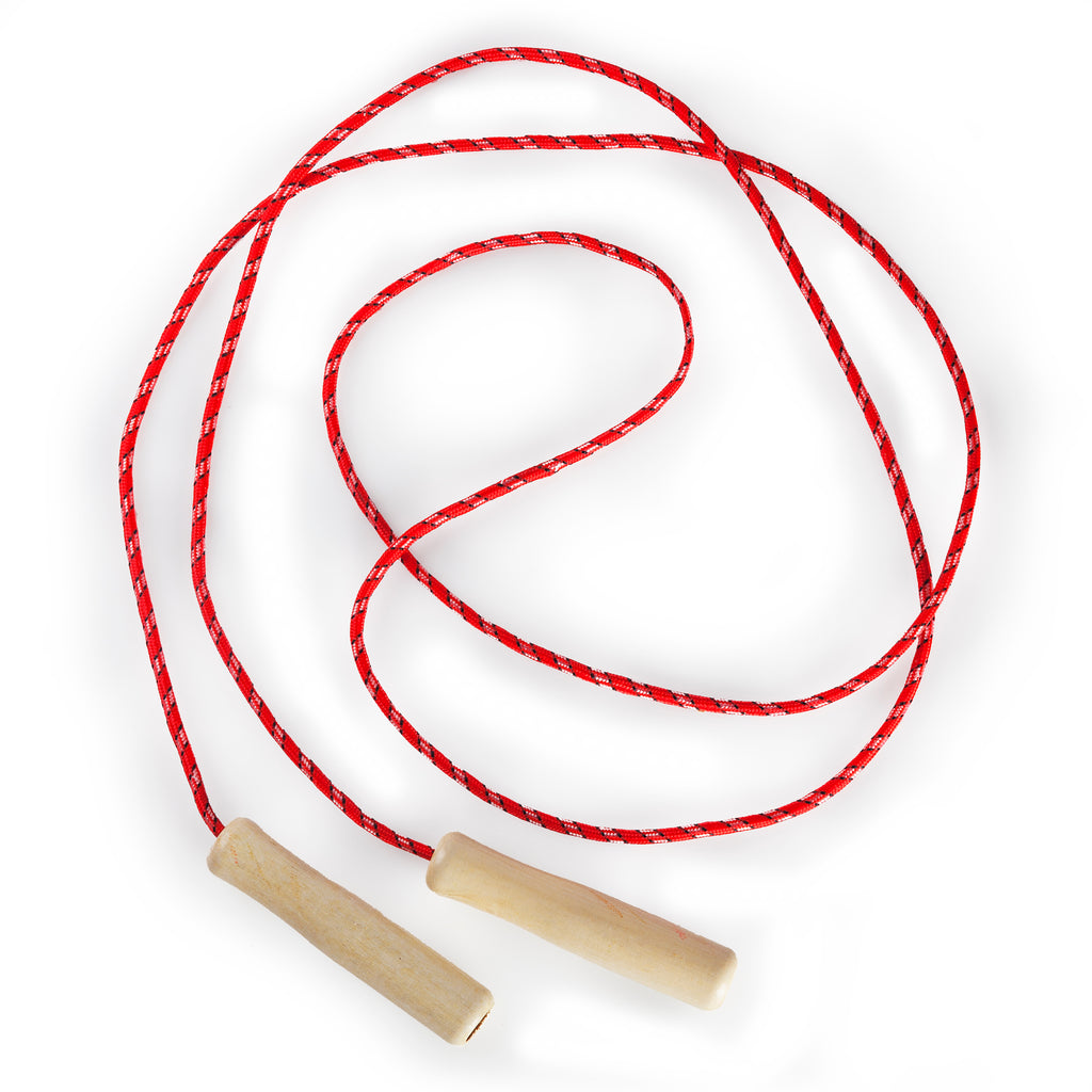 Jump Ropes Multi-Colored Roped with Wood Grips (10 Pack)  - $0.69 Each  (Estimated In Stock Date 8/31