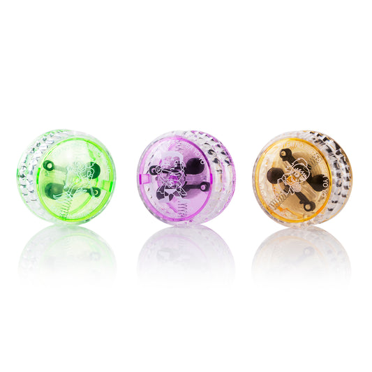 Yo-Yo's - Neon Multiple Colored Light Up (10 Pack)