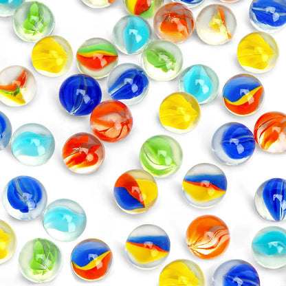 Marbles Glass Cats Eye - 400 Total Marbles! (20 Pack)