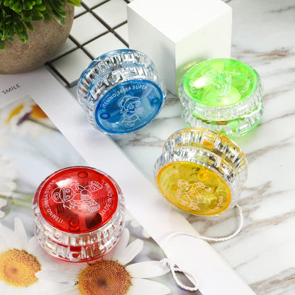 Yo-Yo's - Neon Multiple Colored Light Up (10 Pack)