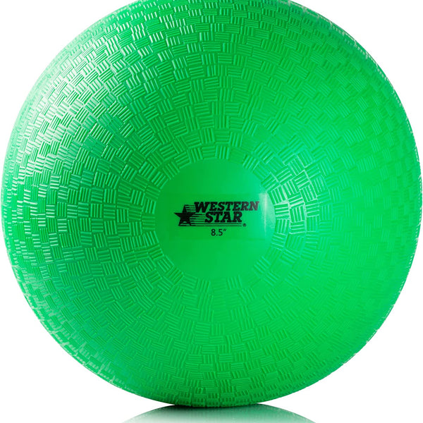 Playground Balls 8.5" (5 Pack) - Durable Rubber Balls for Kick Ball, Four Square, Playground Games - With Pumps - $4.99 Each