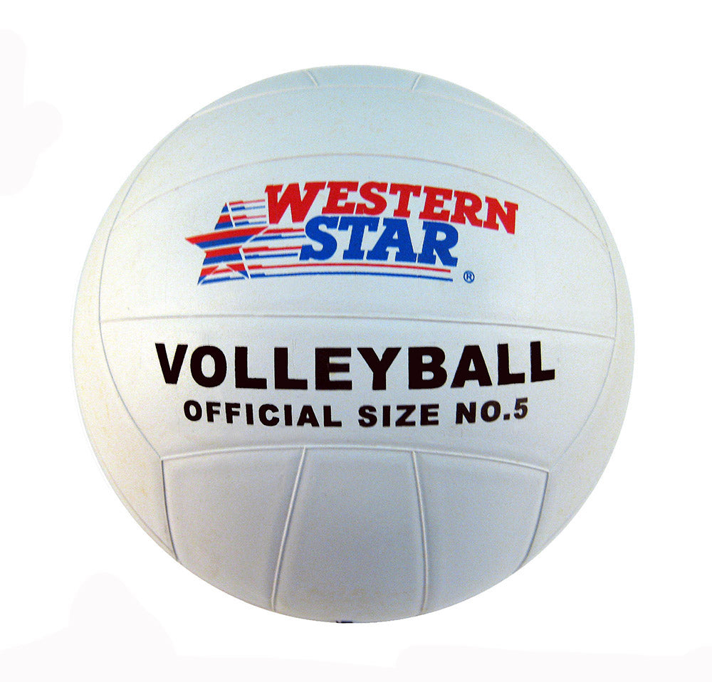 Official Size Rubber Volleyball (5 Pack) - With Pump - $4.99 Each