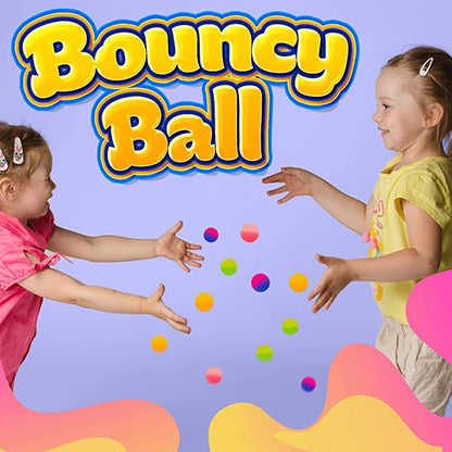 Bouncy Balls - Mini Rubber Bouncy Balls 1" (12 Pack)