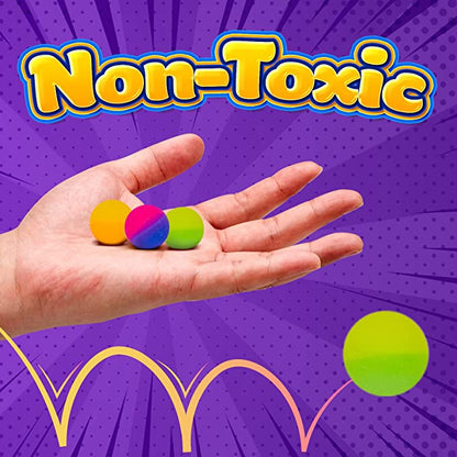 Bouncy Balls - Mini Rubber Bouncy Balls 1" (12 Pack)