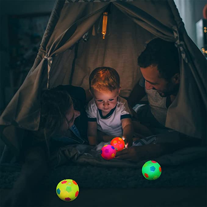 2" Light up Mini Toy Soccer Balls (24 Pack) - $0.67 Each